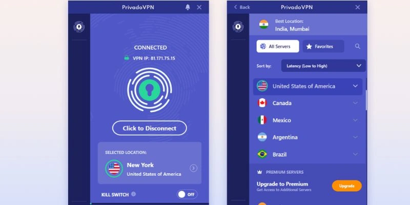 PrivadoVPN for Torrenting